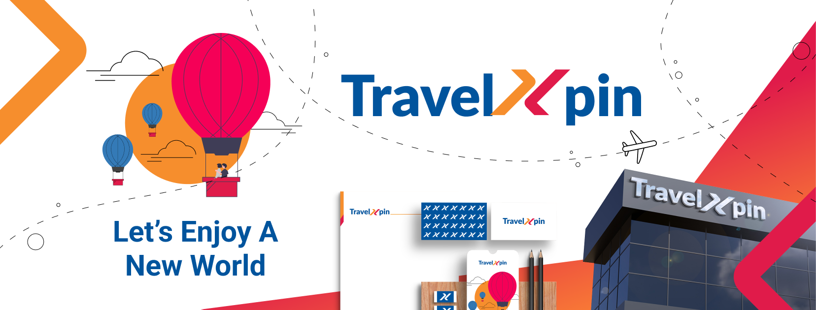 TravelXpin Brand Identity